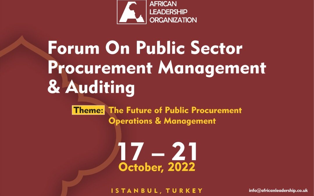 Forum On Public Sector Procurement Management & Auditing